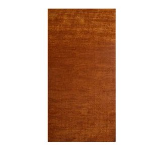 Eco-Friendly Hand Knotted Loom Silk Mix Area Rug Solid Orange BBH Homes BBLSM111 - Picture 1 of 88