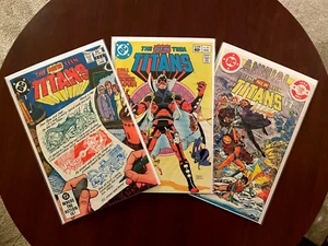 (Lot of 3 Comics) New Teen Titans #20 #22 & Annual #1 (DC 1982) George Perez - Picture 1 of 7