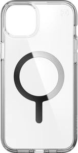 Speck Presidio Perfect-Clear with Chrome MagSafe Case - iPhone 15 Plus - Picture 1 of 2
