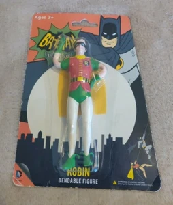 Figura Robin Flegable de la Serie de TV DC Batman Clásica - NUEVA EN PAQUETE - Imagen 1 de 6