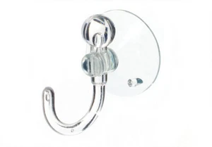 New 24 X Clear Suction Window Hooks With Plastic Hook 25mm 1 Inch - Onestopdiy - - Picture 1 of 1