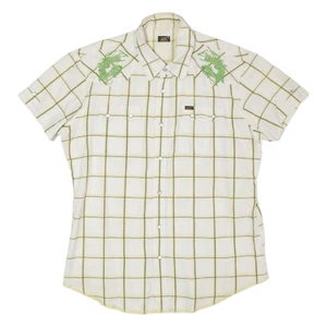 LEE Dragon Mens Shirt White Check XL - Picture 1 of 6
