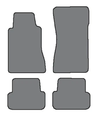 Alfombrillas Mercedes-Benz Clase CLK 2003-2005 convertibles 4 piezas ajuste personalizado Foto 1 de 4