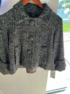 TEENFLO-SIZE 6 TAUPE TWEED JACKET FOR WOMEN - Picture 1 of 3