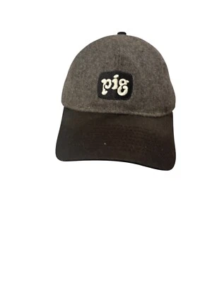 Chapéu ajustável New Era Pig cinza mistura de lã 9Twenty beisebol não estruturado OSFM - Imagem 1 de 4