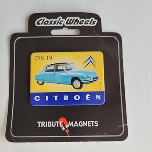 Imán de nevera de acero Citroën DS 19 con ruedas clásicas 7,5 cm x 5,5 cm NUEVO - Imagen 1 de 2