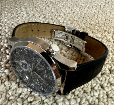 Philip Watch Swiss Chrono Quartz  8271941225-51079 50M w/r New in Box - Rare - Image 1 of 4