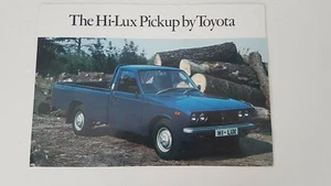 Toyota Hi-Lux Pickup UK Sales Brochure Dated Approx 1977 Genuine Toyota Item - Picture 1 of 5