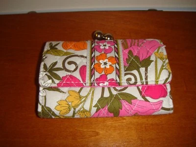 Vera Bradley Tea Garden Small Kisslock Wallet - Image 1 of 4