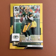 Brett Favre 2022 Donruss Premium Press Proof Gold #102 QTY