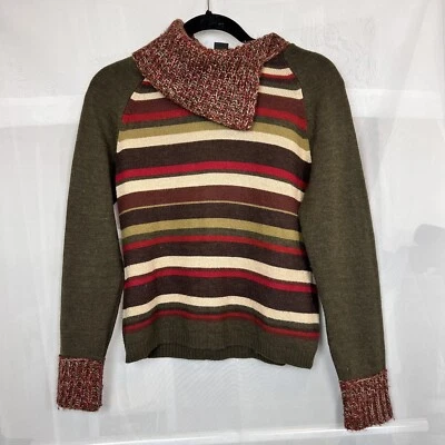 vintage Norton Mcnaughton wool blend Small striped sweater retro artsy - Image 1 of 4