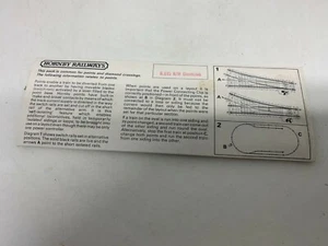 Hornby OO Gauge R615 Right hand diamond crossing NEW old stock read description - Picture 1 of 2