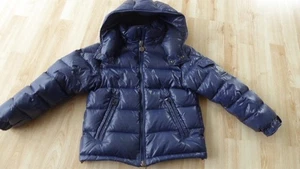 Moncler Daunen-Steppjacke Gr. 116-6 Jahre blau mit Kaputze - Bild 1 von 10