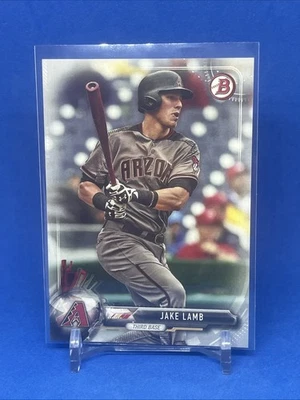 2017 Bowman Silver Parallel #71 Jake Lamb 217/499 Arizona Diamondbacks - Image 1 of 3