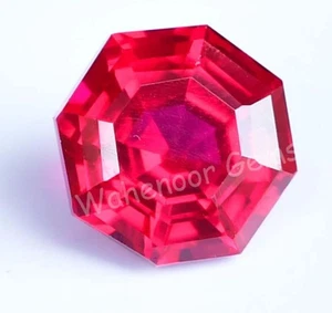 Natürlicher roter Painit 3,40 ct Sechseck atemberaubend AGL-zertifiziert loser Edelstein - Bild 1 von 5