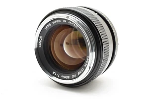 Lente Prime estándar nariz cromada Canon FD 55 mm f1,2 marca O rara [COMO NUEVA] de JAPÓN - Imagen 1 de 24