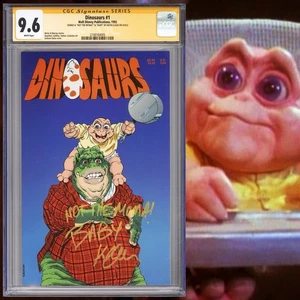 CGC 9.6 SS Dinosaurs #1 signed by Kevin Clash ABC TV show 1992 TGIF - Picture 1 of 2