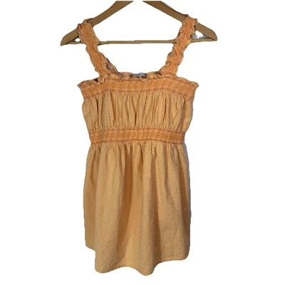 MOTHERHOOD MATERNITY Sleeveless Summer Top Cotton Size Medium Smocked - Image 1 of 4