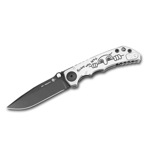 Spartan Blades Harsey Folder SF5KILR Kilroy Titanium Black MagnaCut Pocket Knife - Imagen 1 de 2