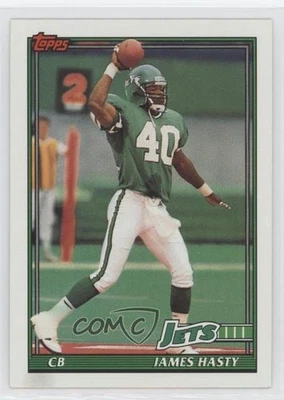 1991 Topps James Hasty #480 - Image 1 of 2