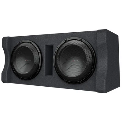 Kenwood P-XW1221D Dual 12" Vented Enclosure, 600W RMS Power - Image 1 of 3