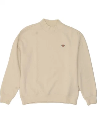 DICKIES Mujer Sudadera Jersey Reino Unido 14 Mediana Off White Algodón AA02 Foto 1 de 4