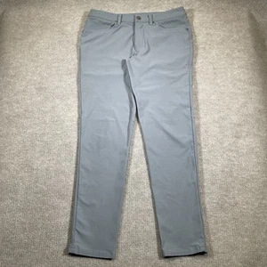 Pantalones Lululemon ABC Para Hombre Talla 33 Gris Delgado Utilitech Performance Warpstreme - Imagen 1 de 11