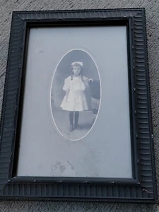 Vintage Portrait schwarz-weiß im Rahmen - Bild 1 von 4