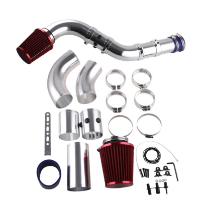 Kit Induzione 76MM Set Aspirazione Filtro Aria Fredda Auto Performance Universale