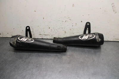 12-13 KAWASAKI Z1000 M4 EXHAUST PIPE MUFFLER SLIP ON CAN SILENCER  BB743 - Image 1 of 4