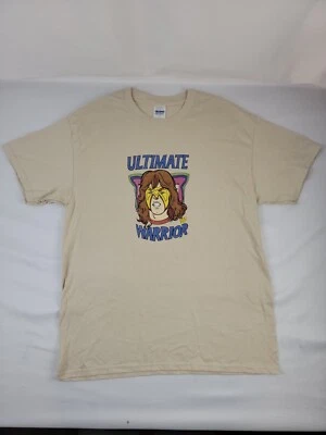 Camiseta WWE Ultimate Warrior Talla Grande Bronceada Manga Corta Lucha Estampado Gráfico Foto 1 de 4