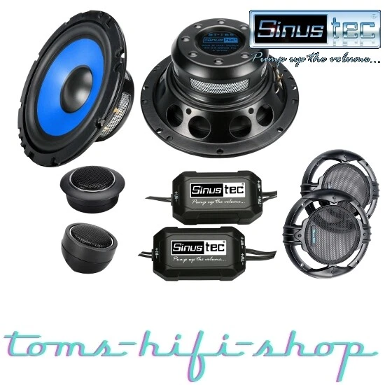 Sinustec 300 Watt 16,5cm 2-Wege Auto Lautsprecher Set PKW Boxen 165mm ST-165 - Bild 1 von 1