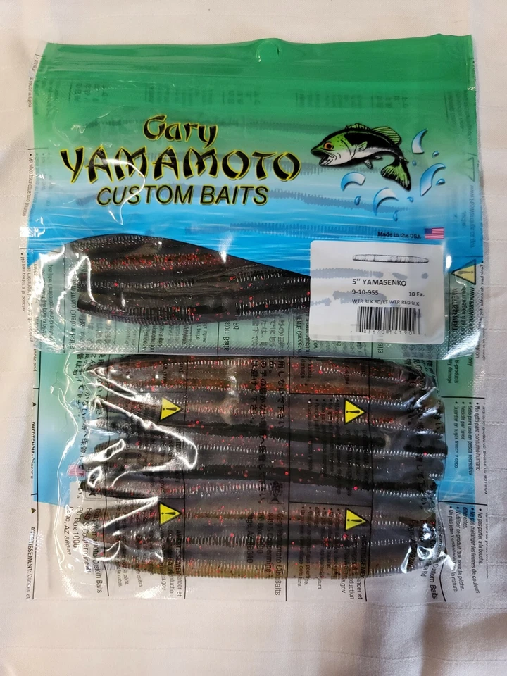 YAMAMOTO 5 INCH SENKO Yamamoto top senko 9-10-955 5" 6 pack bundle
