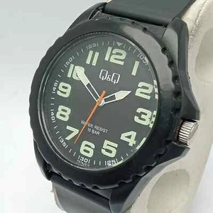 Q&Q Military Dial Quartz Vintage Men’s Watch - Picture 1 of 7