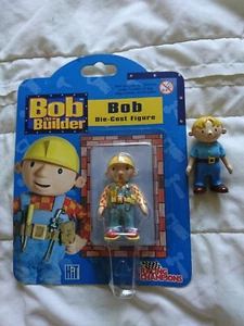 BOB THE BUILDER RACING CHAMPIONS BOB DIE-CAST FIGURE B.N& WENDY DIE-CAST FIGURE - Picture 1 of 4