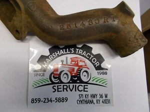 251430RI FARMALL CUB/ CUB LO BOY LOWER RADIATOR ELBOW PIPE - Picture 1 of 3