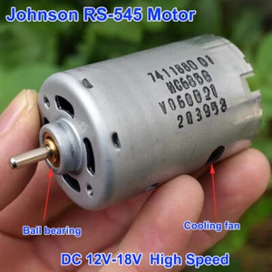JOHNSON HC685G RS-545 12V 18V High Speed Power Electric Drill Garden Tools Motor - Picture 1 of 4
