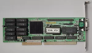 Tarjeta gráfica Machspeed VGA GUI 1600 ISA (Tseng ET4000/W32, 1MB, retro, 1994) - Imagen 1 de 4