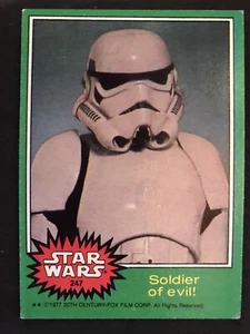 1977 Topps Star War series 4 -Green-Card #247 - Soldier of evil - Picture 1 of 2