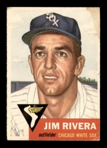 1953 Topps Set Break #156 Jim Rivera GD *OBGcards* - Imagen 1 de 2