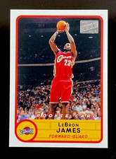 2003-04 Bazooka #223 Lebron James ROOKIE RC Los Angles  Lakers Basketball Card 