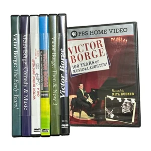 7 Victor Borge DVDs Then & Now Hans Christian Anderson Early Years Birthday Gala - Bild 1 von 10