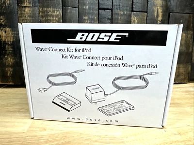 Kit Boase Wave Connect para iPod controle remoto prata caixa aberta completo 315527-0010 - Imagem 1 de 4