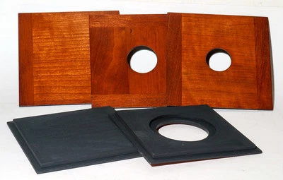 1 Cherry Lensboard 5.75" x 5.75" for Kodak East. No.1 - 8"x10" - undrilled&holes - Image 1 of 2