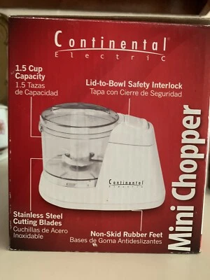 Mini Chopper 1.5cup Capacity by Continental - Image 1 of 4