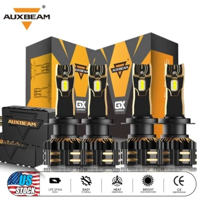 Светодиодная фара дальнего и ближнего света для Mercedes-Benz C250 C300 C350 AUXBEAM GX Canbus - Изображение 1 из 4