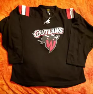 Williamsport Outlaws Hockey Trikot Erwachsene Medium genähtes Logo (NEU OHNE ETIKETT) - Bild 1 von 23
