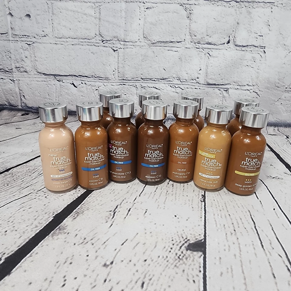 L'Oreal True Match Super-Blendable Makeup (Warm/Neutral/Cool) 1oz/30ml YOU PICK! - Image 1 of 1