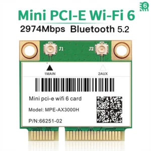 Convertisseur adaptateur sans fil M.2 vers Mini PCI-E pour carte réseau Intel AX200 AX210 - Photo 1/21