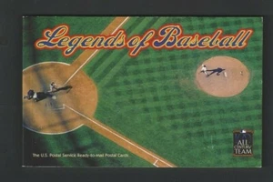 UX356a Legends Of Baseball Complete Booklet Set Of 20 Cards Mint 6" X 4.25" - Picture 1 of 2